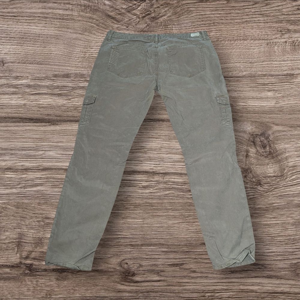 Paige Vintage Tan Straight Leg Jeans
